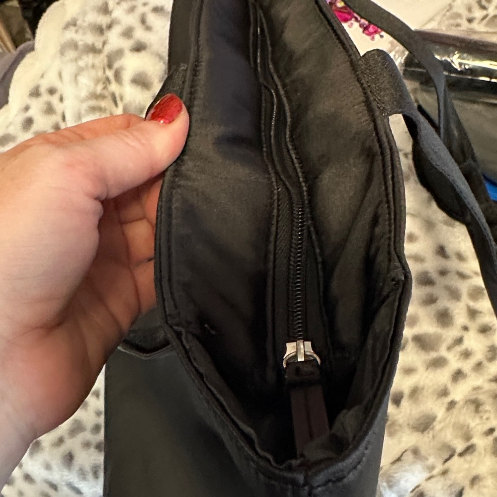 Victoria's Secret Black Tote with Silver Accents - Picture 5 of 5